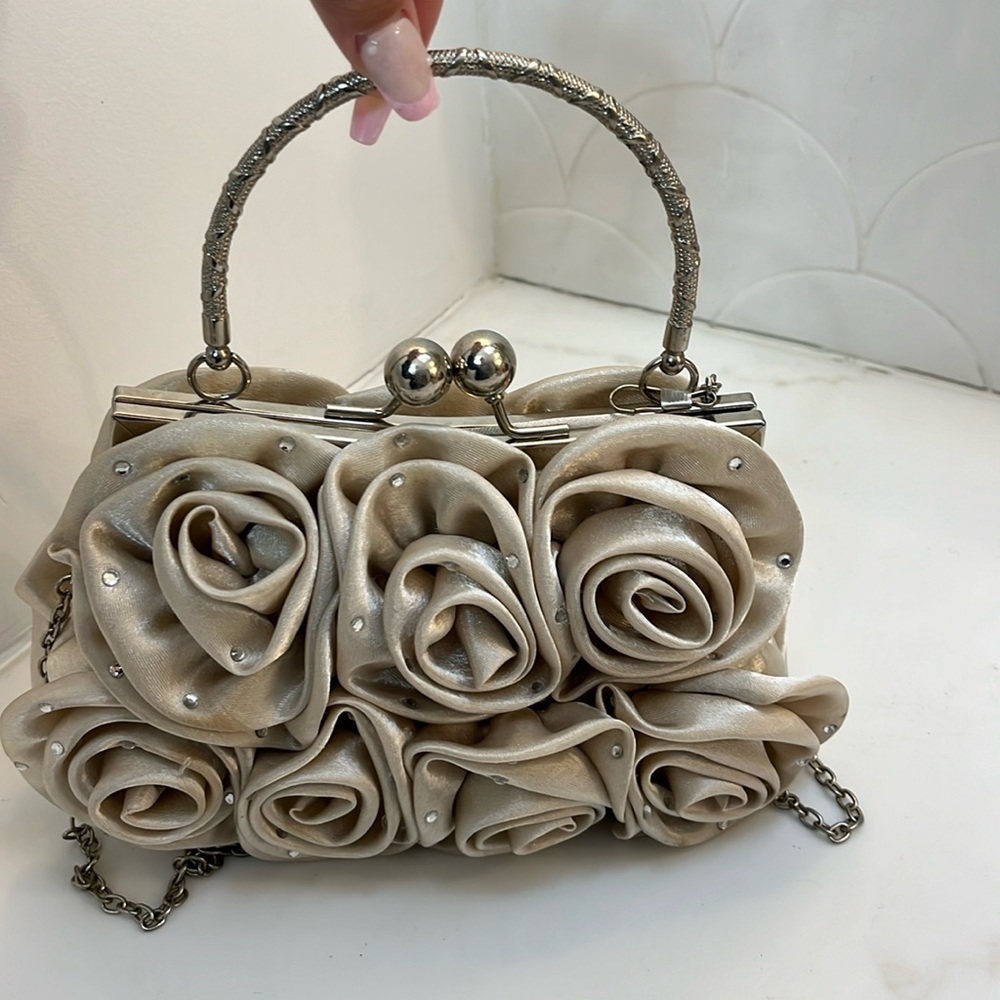 Cute 1950s floral purse